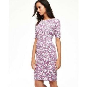 Boden Cathy Purple Floral Dress